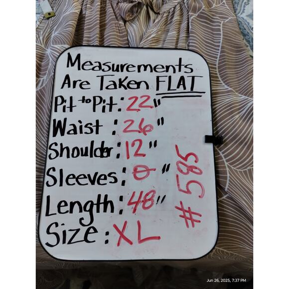 Prologue Womens Size XL Flowy Boho Summer Ruffled Resort Maxi Casual Beach Dress - Picture 8 of 12